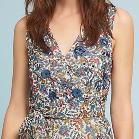 NWOT Anthropologie wrap dress-xs - Picture 2 of 6